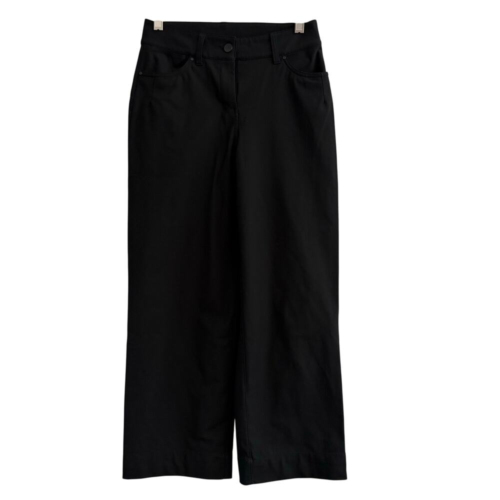 Lululemon Athletica City Sleek 5 Pocket Wide-Leg High Rise 7/8 Length Pant Sz 24
